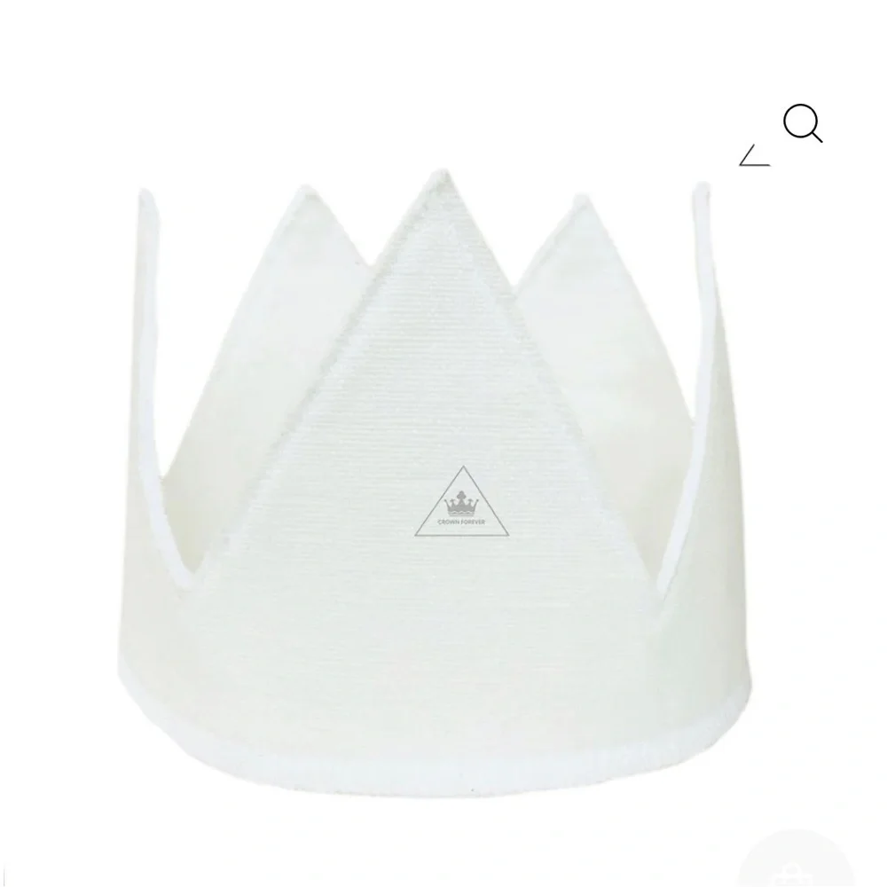 Elegant White Kids Crown by Crowned by oh baby!